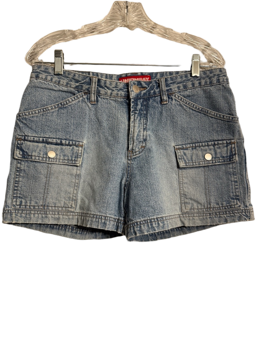 Vintage UNIONBAY Light Wash Denim Cargo Shorts